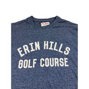 Red Jacket Erin Hills Golf Course Mens T-Shirt Heather Blue Shamrock Medium